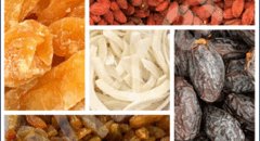 FRUTTA ESSICCATA E DISIDRATATA